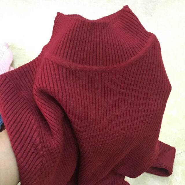 Áo len cổ ngắn 3 phân FORM ÔM BODY lên dáng xinh