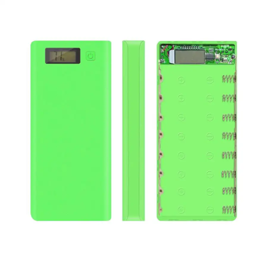 Bộ sạc Khung 8 cell dự phòng dùng pin 18650 có màn hình LCD , mạch sạc dự phòng, mạch sạc pin 18650, box sạc 8 cell, pin dự phòng Home smart