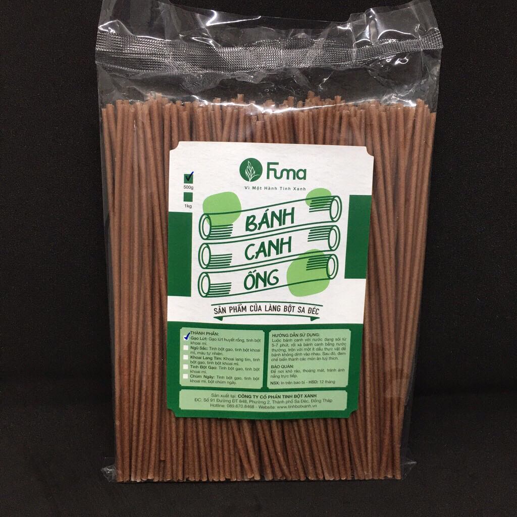 [HCM][Gạo lức] Bánh canh ống gạo lứt Fuma 500gr ăn kiêng eatclean