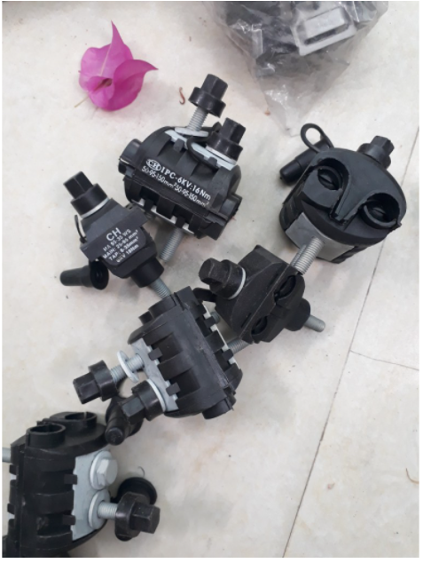 Kẹp đồng nối dây 2 bulong ABC 95 - 240