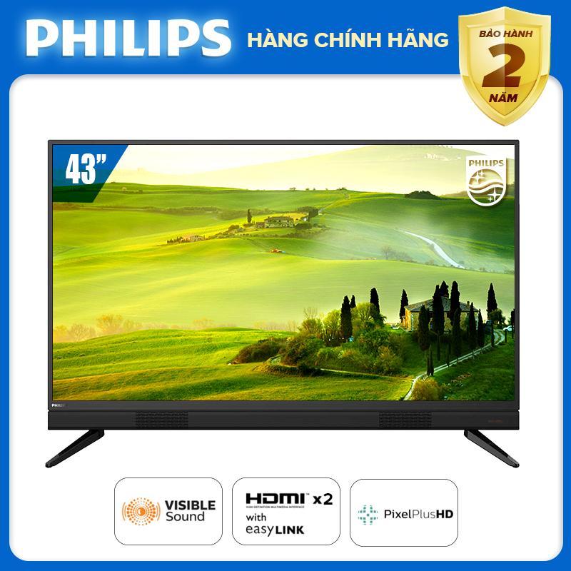 Bảng giá Tivi Philips 43 inch LED FULL HD (Digital TV DVB-T2 hàng Thái Lan) tivi giá rẻ - Bảo hành 2 năm tại nhà - Tặng quà USB 16G - 43PFT5583/74
