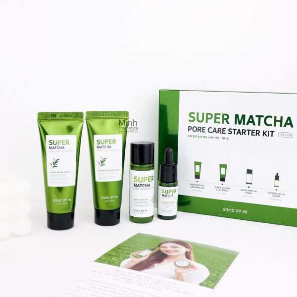 Bộ Kit Matcha Dưỡng Da Thu Nhỏ Lỗ Chân Lông Some By Mi Super Matcha Pore Care Starter Kit - Edition