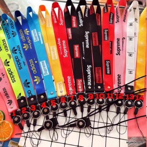 Dây Đeo Thẻ Học SInh, Sinh Viên Bản To Nhiều Màu Có Khóa Chốt