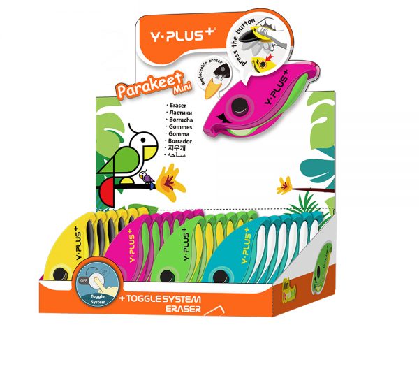 Gôm tẩy bấm parakeet mini yplus – ex1701
