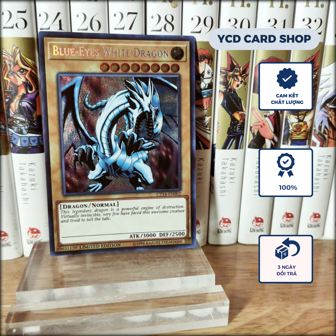 [YCD cardgame] Thẻ bài yugioh chính hãng  Blue-Eyes White Dragon – Secret Rare