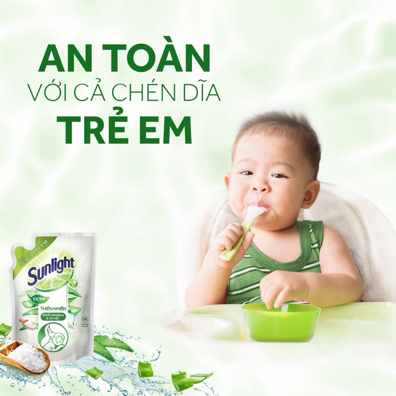 Nước Rửa Chén Bát Sunlight Thiên Nhiên Túi 2,1Kg
