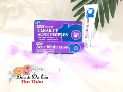 [HCM]Clear up 10 acne medication (BPO 10% cho da mụn)