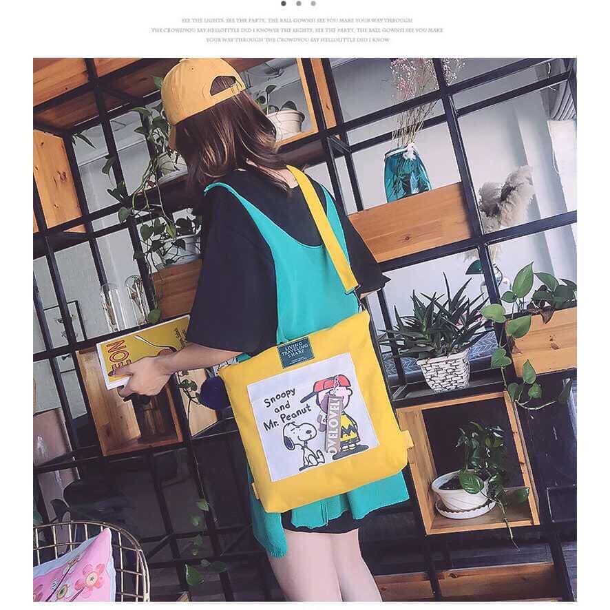 [HCM]Túi Tote Cậu Bé Và Chú Bé Vàng