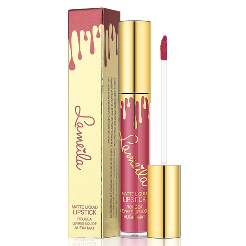 [lameila] Son kem lì Lameila Matte Liquid Lipstick lên môi mềm mịn