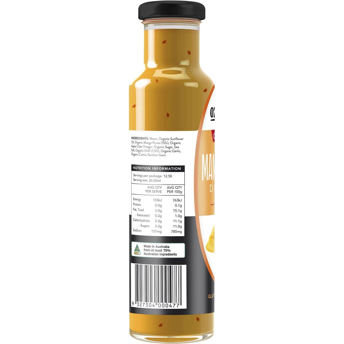 [Hoàn Tiền 15%]Sốt salad hữu cơ thuần chay Vegan Salad Dressing Ozganics chai 250ml