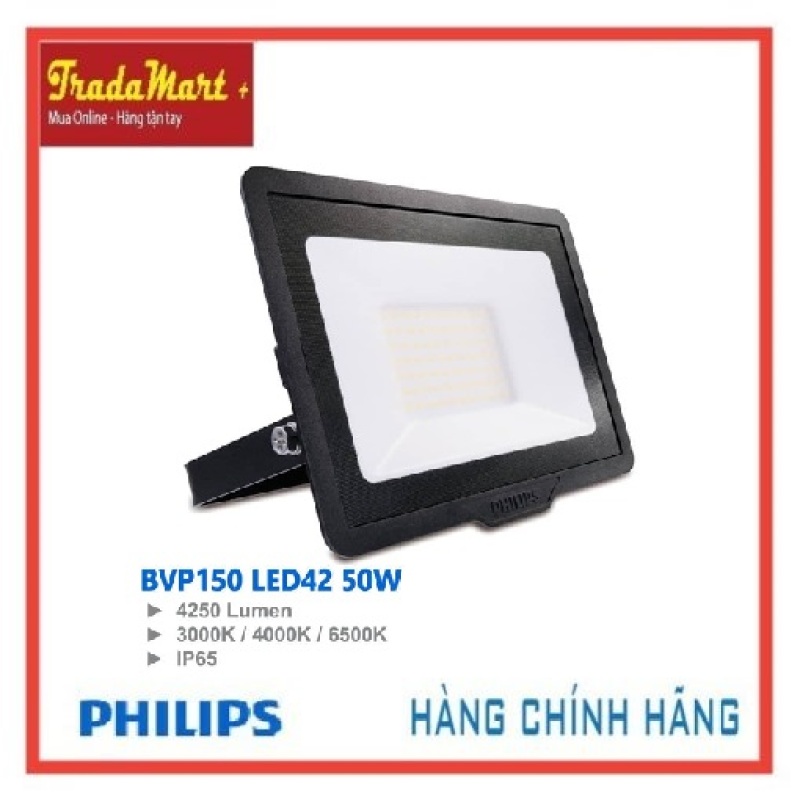 Đèn pha Led cường độ sáng cao Philips 50W 4250lm lắp đặt ngoài trời chống nước (IP65)