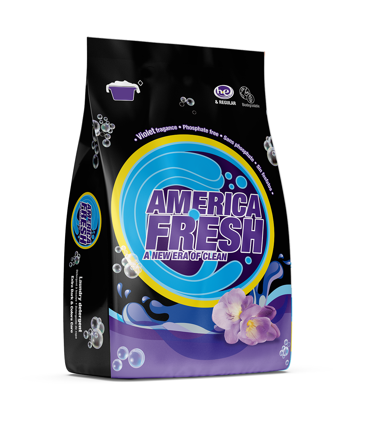 Bột giặt America Fresh 1kg của Mỹ 