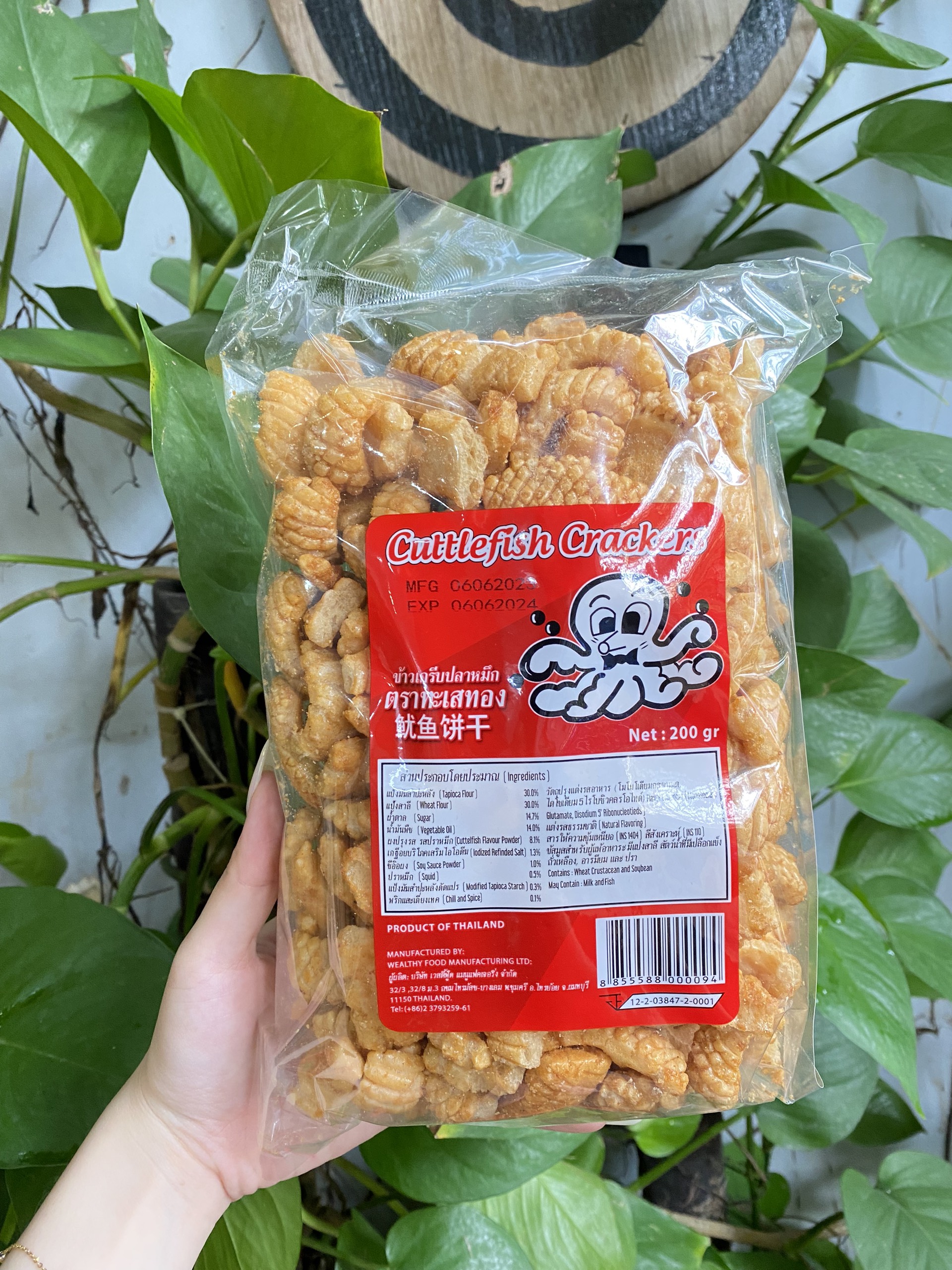 Snack Mực Sấy Giòn Thái Lan Talaethong (Gói 100g)