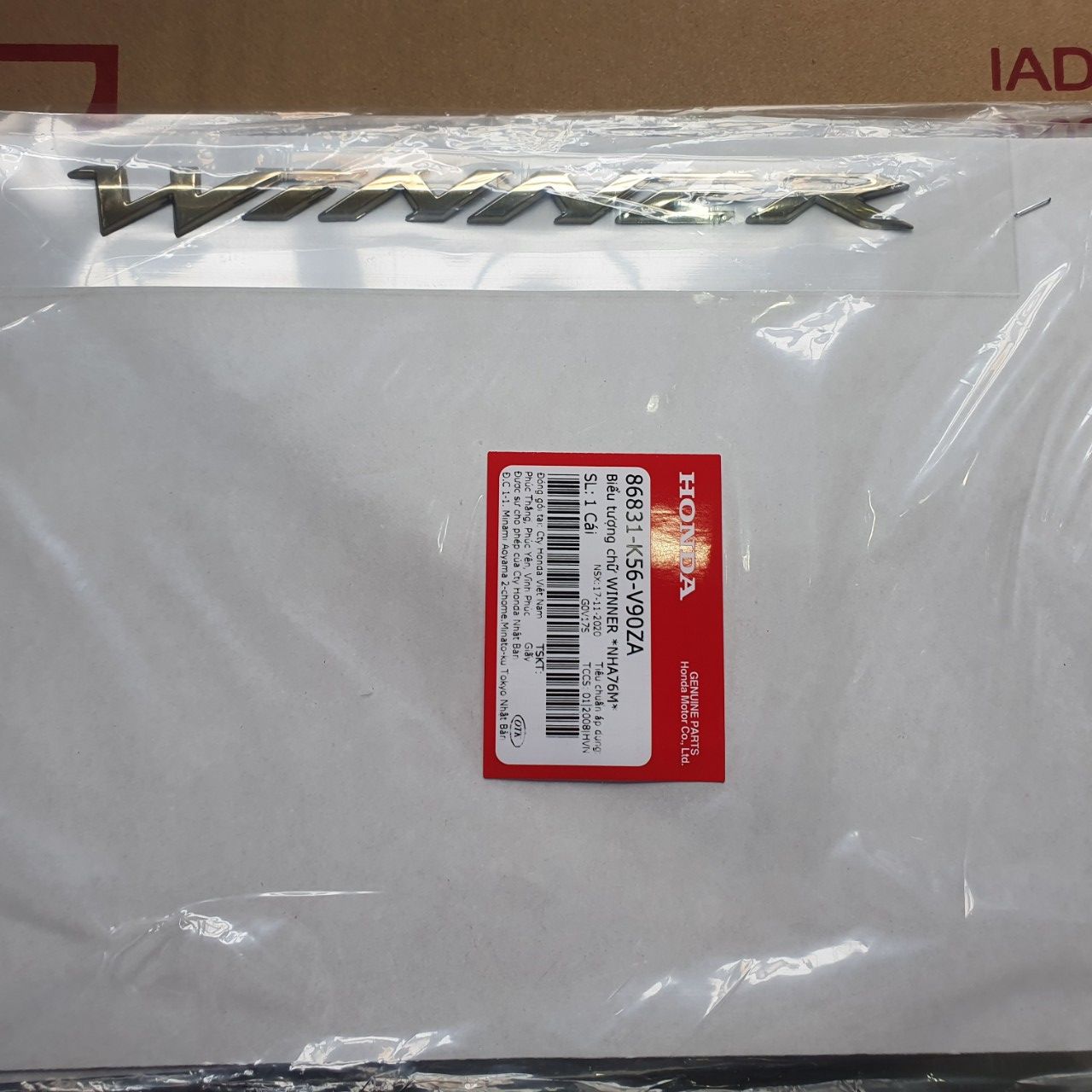 TEM SƯỜN HONDA WINNER V1 MÀU VÀNG