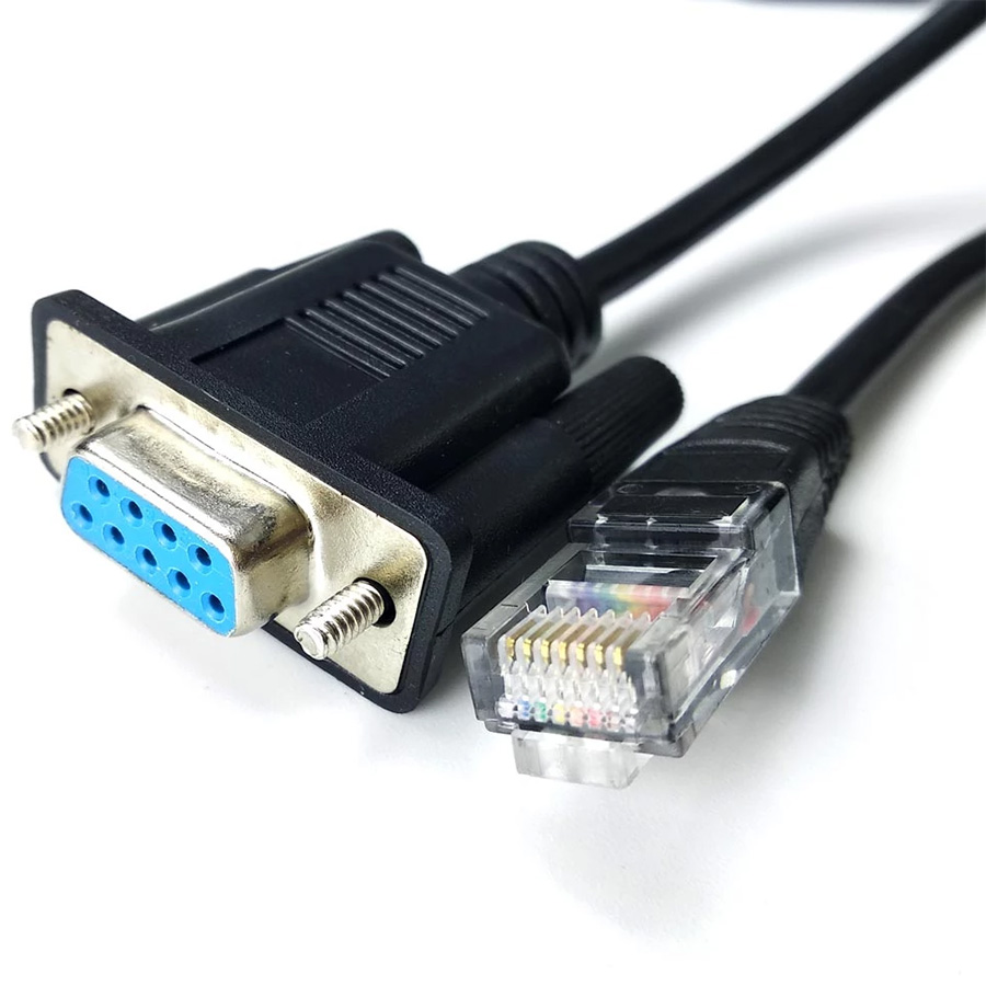 Dây cáp console lập trình RJ45 DB9 RS232
