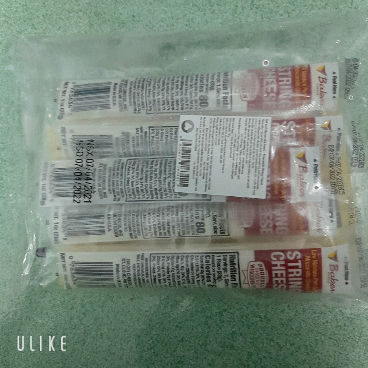 Phô mai que mozzarella snack gói 5 que(5×28g)