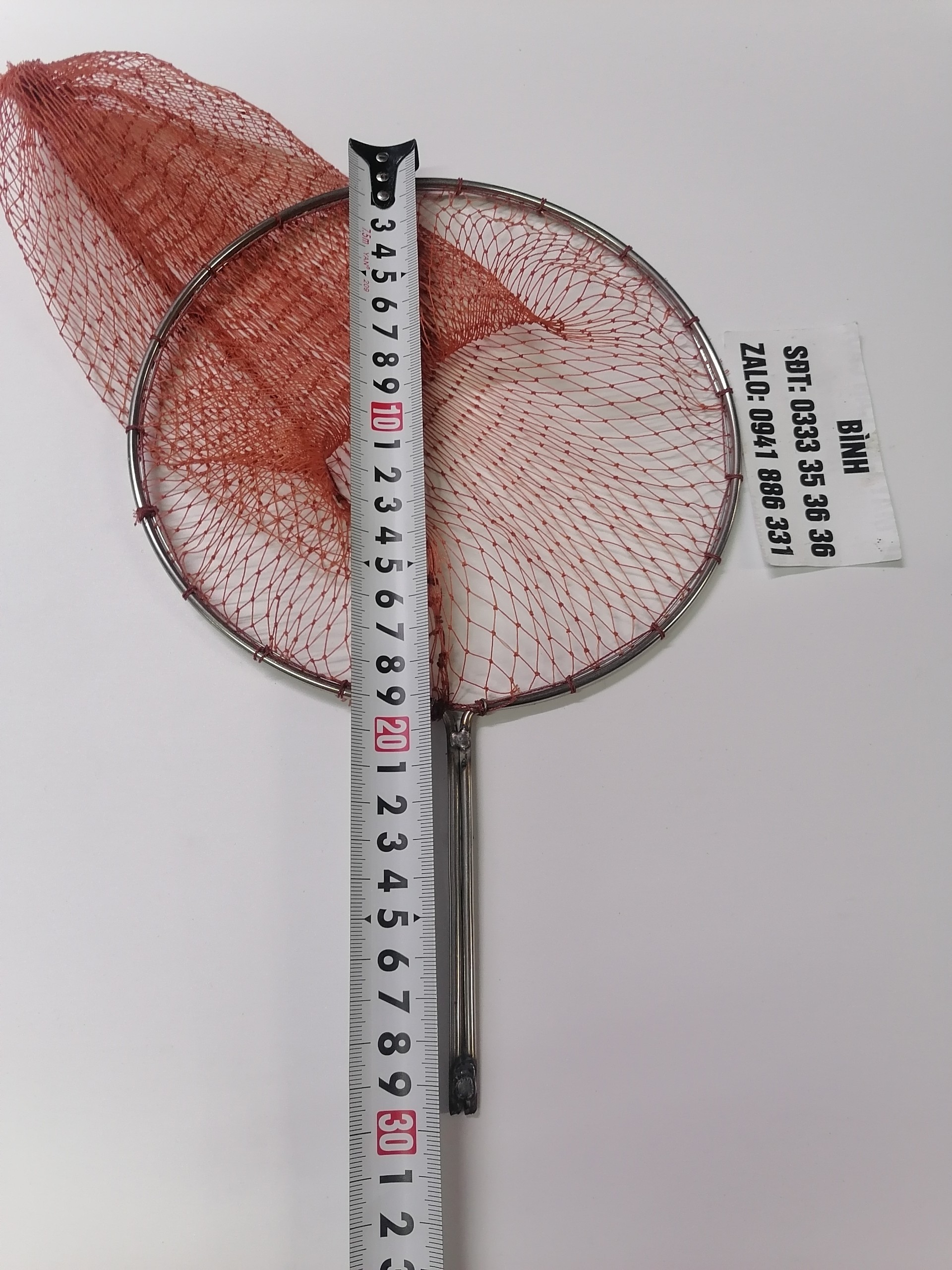 Vợt Cá, Vợt Lưới INOX. (20X30cm)