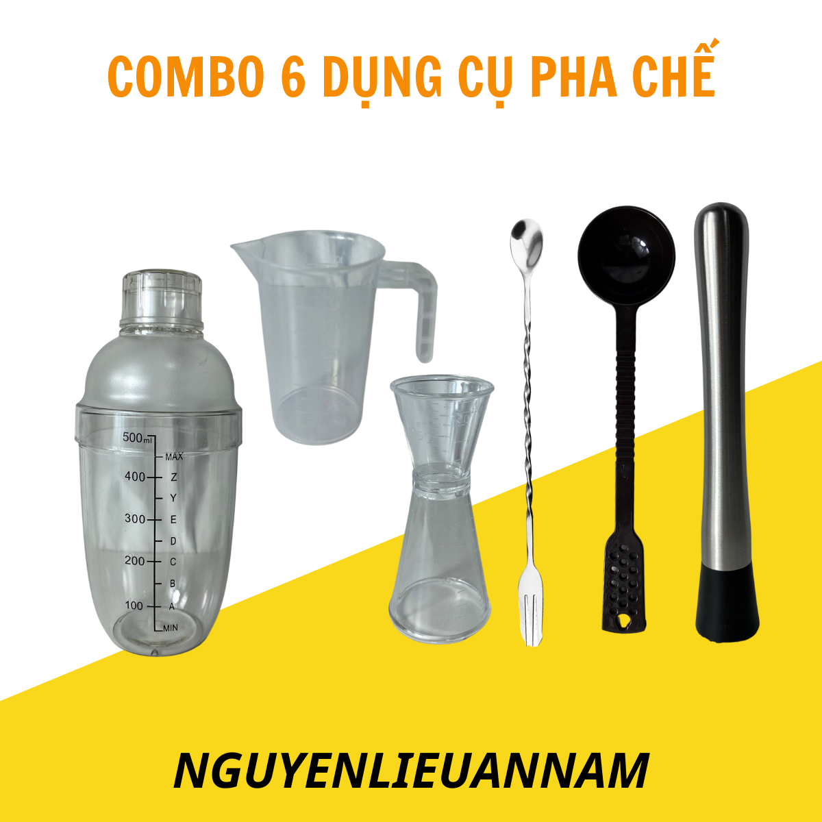 Combo 6 dụng cụ pha chế cần thiết