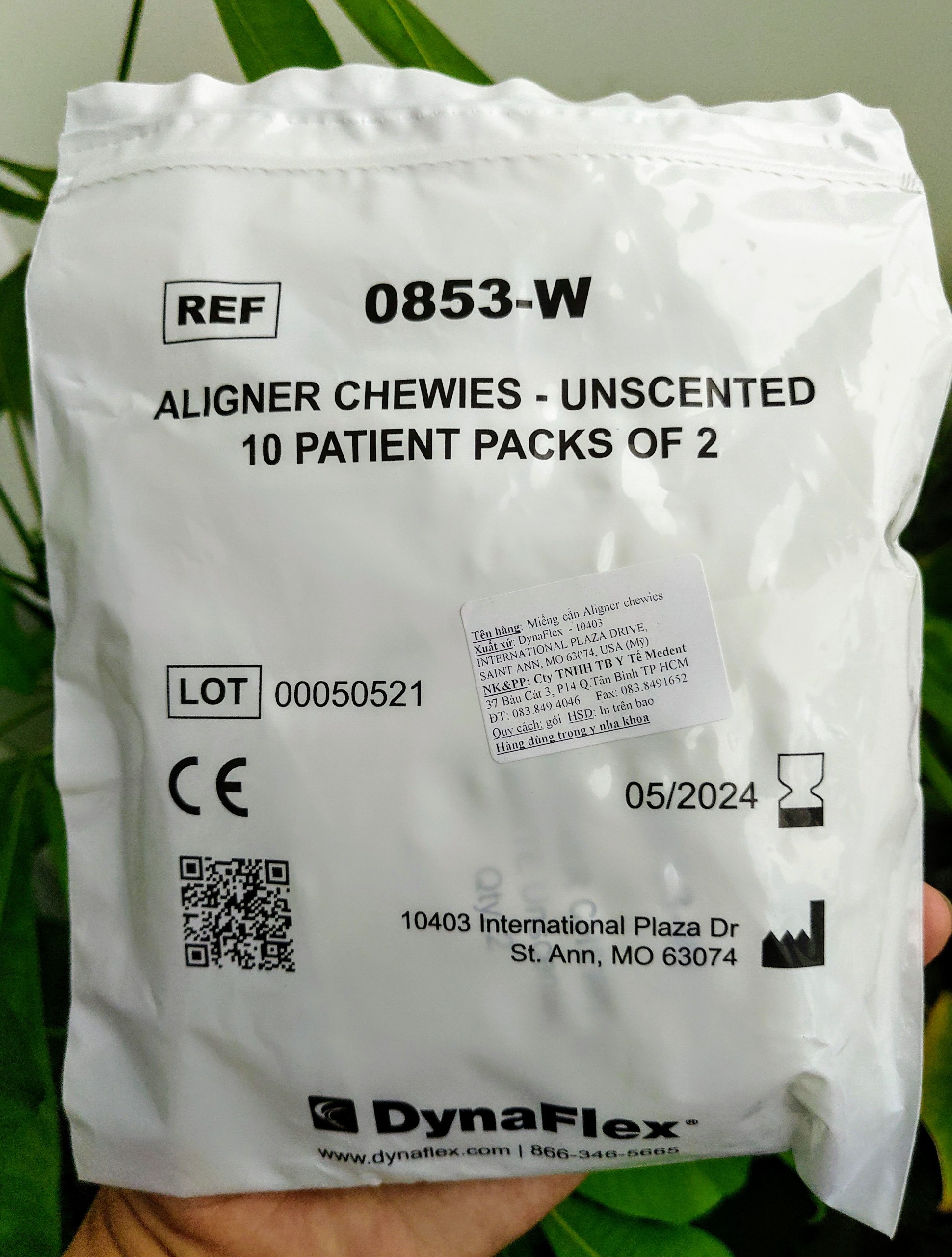 [Chewies Aligner] Combo 2 cục cắn khay chỉnh nha DynaFlex/ Mỹ