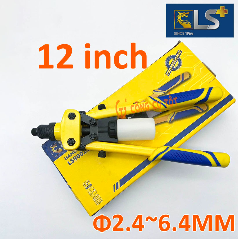 Vam rút đinh tán rive, kềm rút đinh tán inox ⌀2.4~6.4mm 10'', 12'' ls+ ls900251, ls+ ls900252