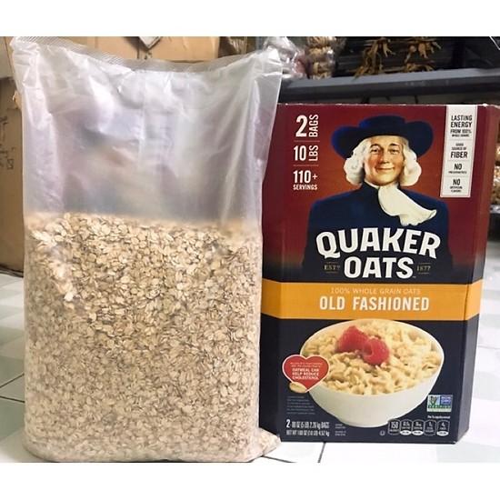 Yến Mạch Cán Mỏng Old Fashioned Quaker Oats hộp 4,5kg