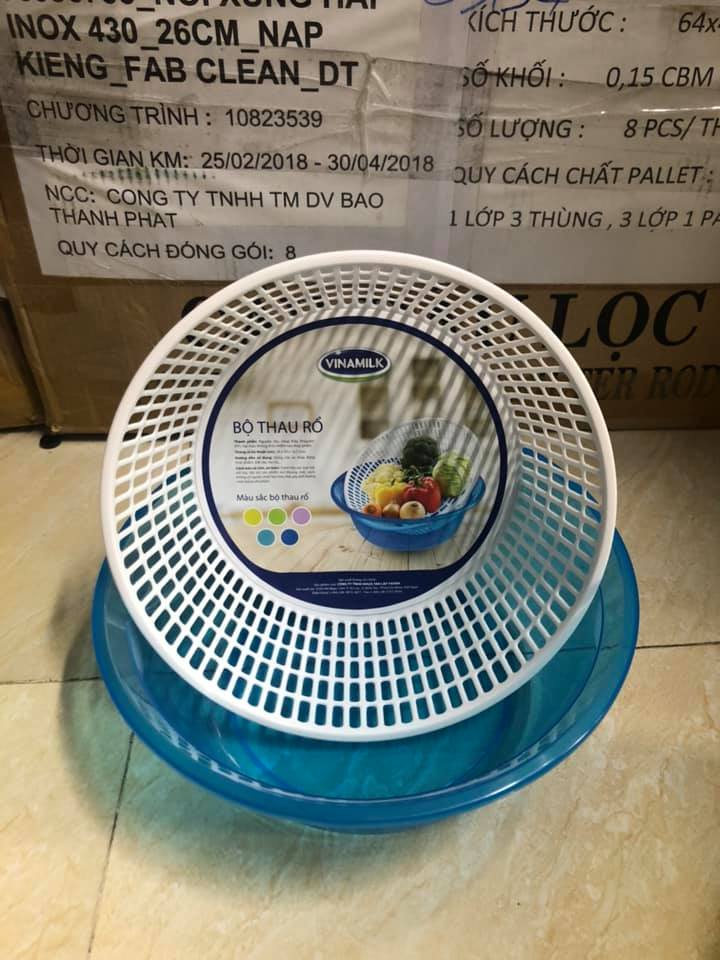 🥗🌺SET 5 BỘ THAU RỔ QUÀ TẶNG VINAMILK🥗🥗