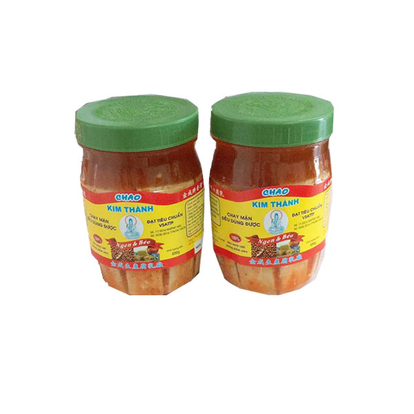 { Bao ăn + tặng quà} Chao đậu hủ Kim Thành ngon béo 650gr combo 2 hũ - chao trắng ăn chay ăn mặn đều được - cung cấp sỉ và lẻ