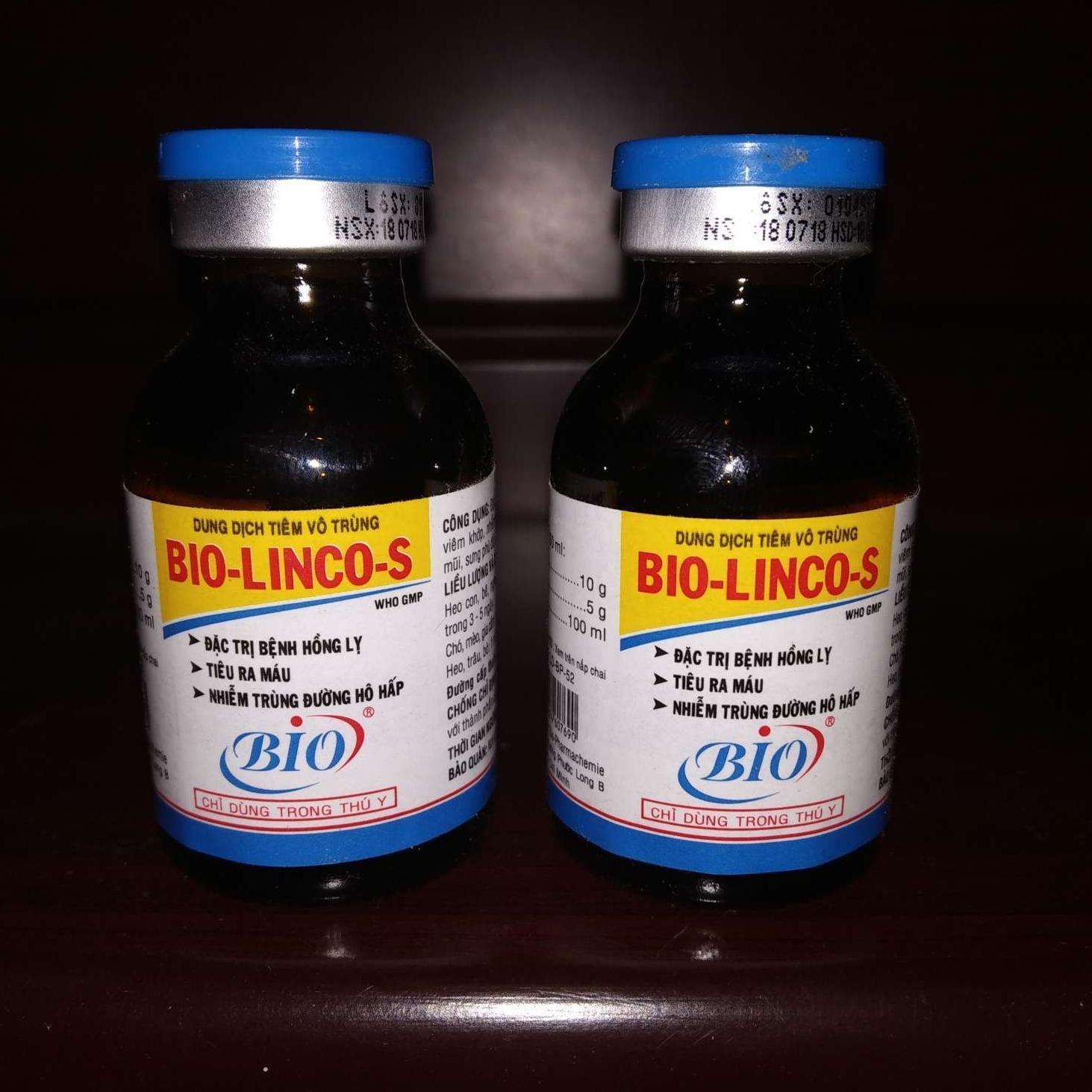 COMBO 2 LỌ BIO Linco S khò khè cho gà đá 20ml