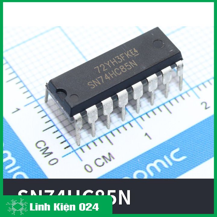 IC 74HC85 DIP16 4-Bit Comparator dải điện áp rộng 2-6V