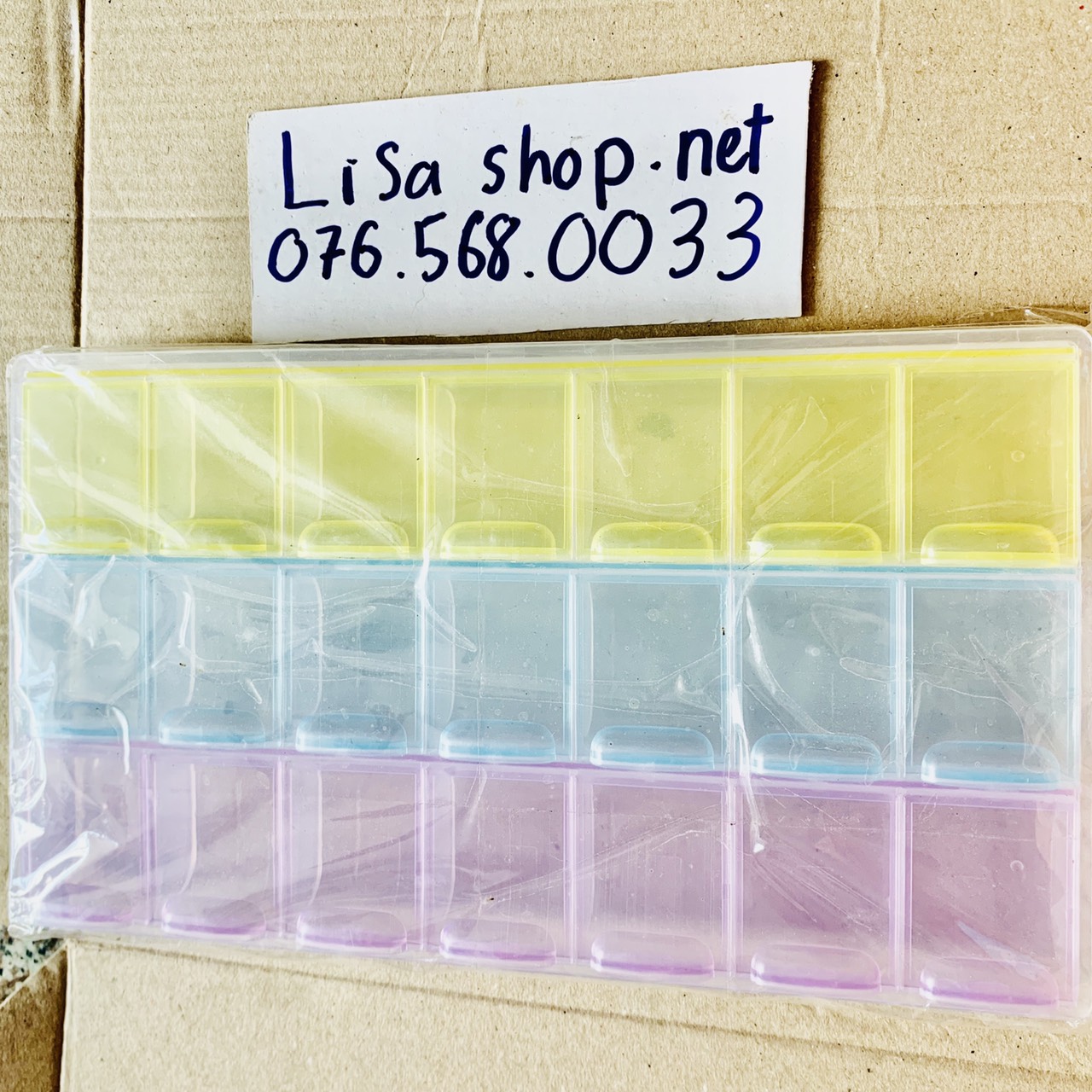 [HCM]Hộp đựng đá của tranh đính đá