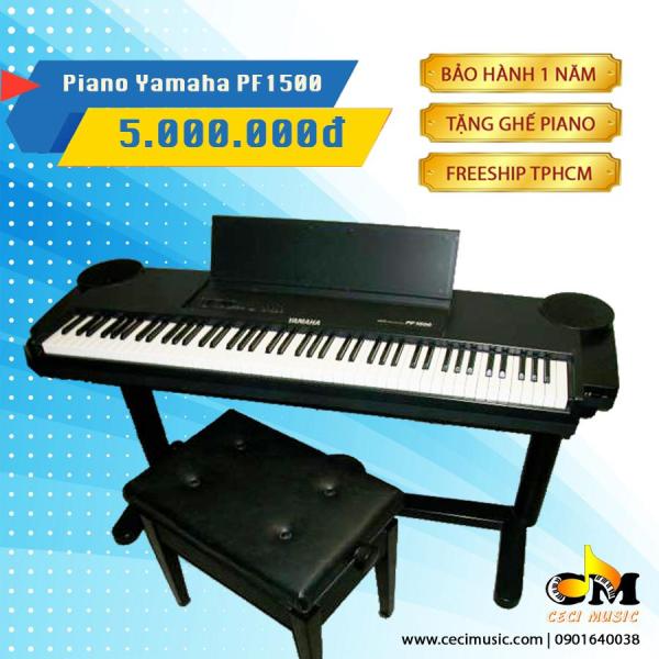 Đàn Piano điện Yamaha PF1500 Hàng nội địa Nhật Bản, like new 90%. Bảo hành 12 tháng. Tặng kèm ghế Piano trị giá 300,000đ