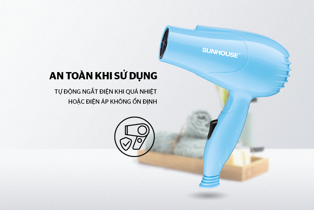 Máy sấy tóc SUNHOUSE SHD2305 - Bảo hành 12 tháng