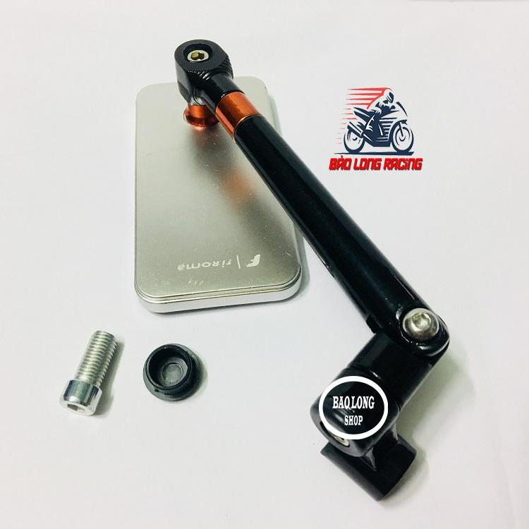 Kính chiếu hậu Kiểu Iphone gắn các loại xe máy (Màu Bạc) giá siêu rẻ