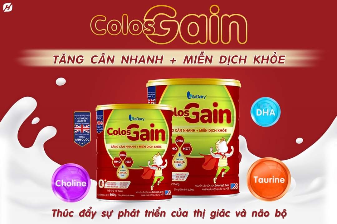 Colos Gain 0+ Milk 800Gr (New Date)