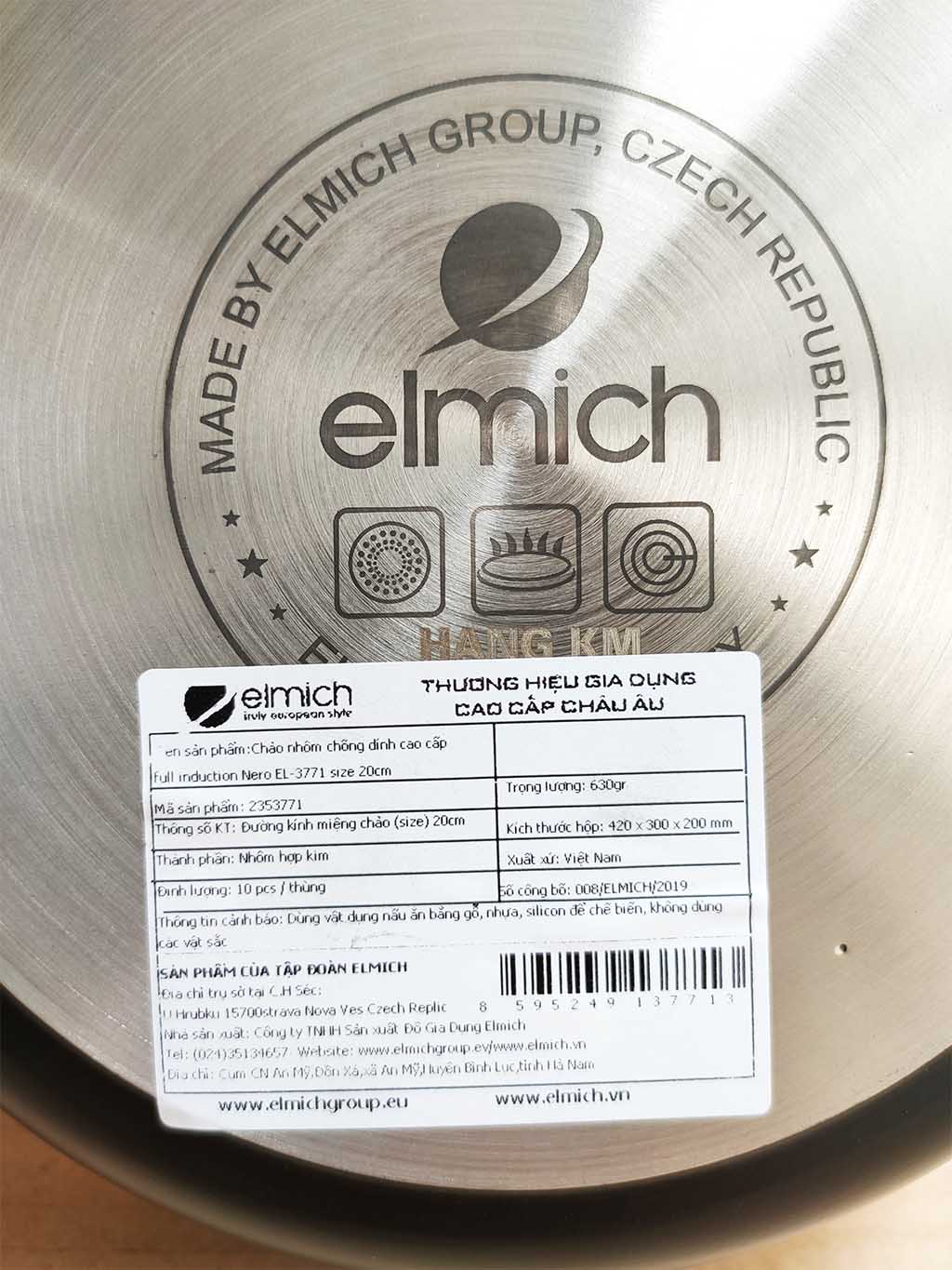 CHẢO CHỐNG DÍNH NERO ELMICH el-3771