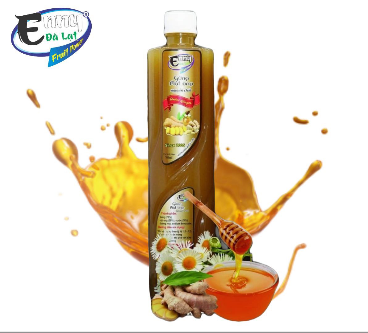 GỪNG MẬT ONG 700ml ENNY Đà Lạt