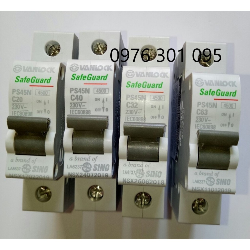 [Sino] Cầu Dao Tự Động Mcb 1 Pha - 2 Pha - 3 Pha - Đèn Led Thiên Vân