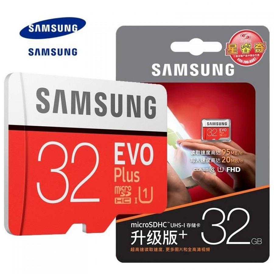 Tặng Adapter - Thẻ nhớ 32GB Class10 U1 Evo Plus Samsung