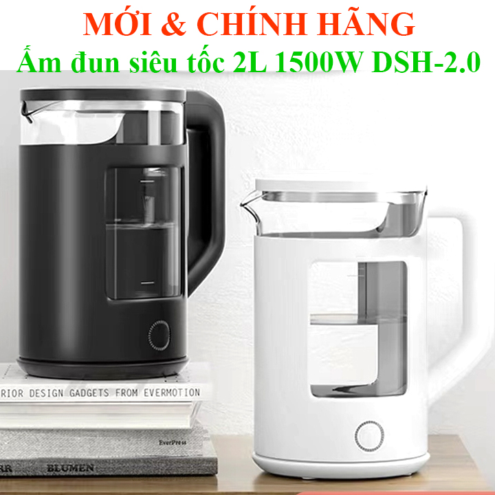 Ấm siêu tốc công suất 1500W, 2.3L, 2L Ấm đun nước, bình siêu tốc, bình đun nước DSH\ Lock&Lock 1.8L EJK418SLV