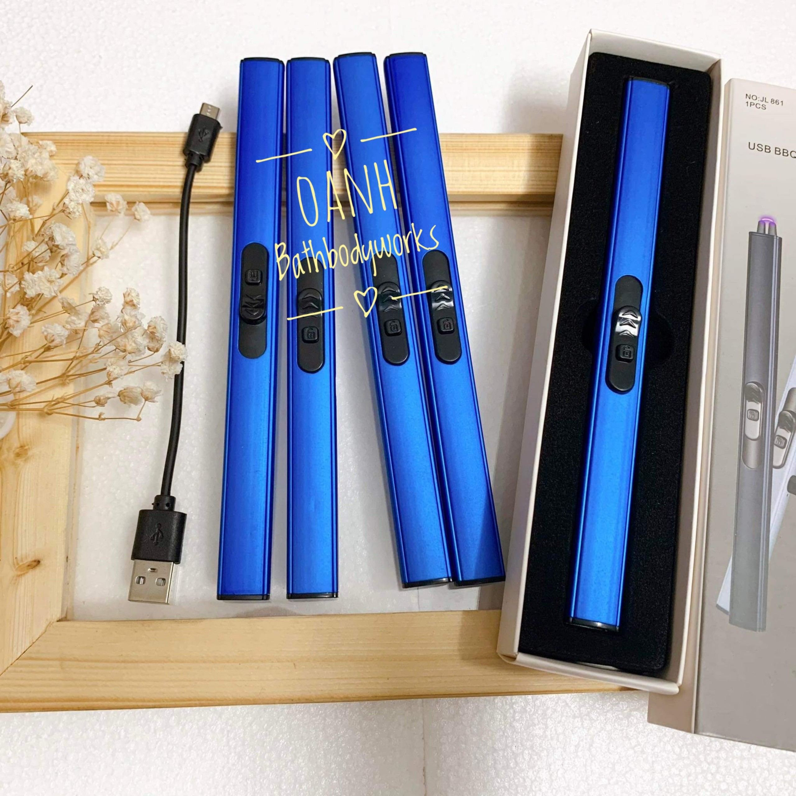 Dụng cụ đốt nến sạc USB chuyên dụng & an toàn
