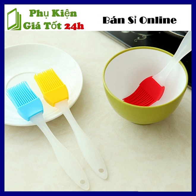 Cọ Quét Dầu Bằng Silicon Tiện Dụng Cho Nhà Bếp - Dụng Cụ Làm Bánh Chổi Quét Dầu Cọ Phết Dầu Silicon ⚡