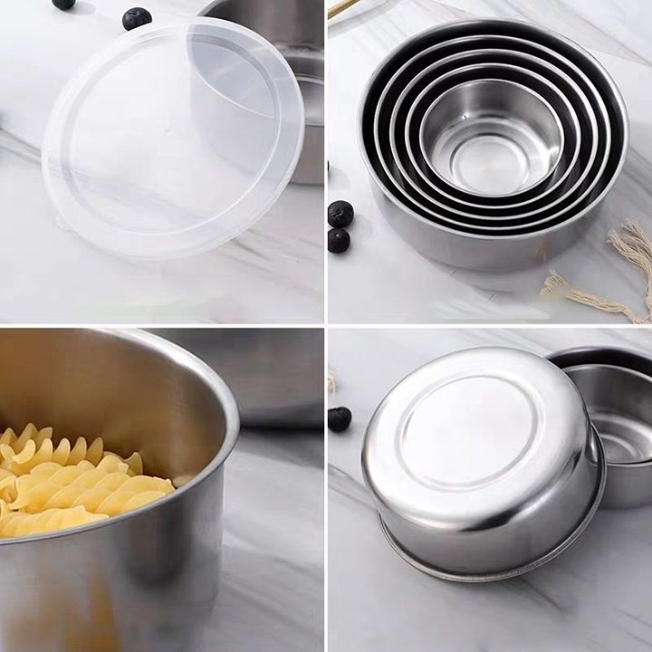 Set 5 bowl stainless steel high-grade