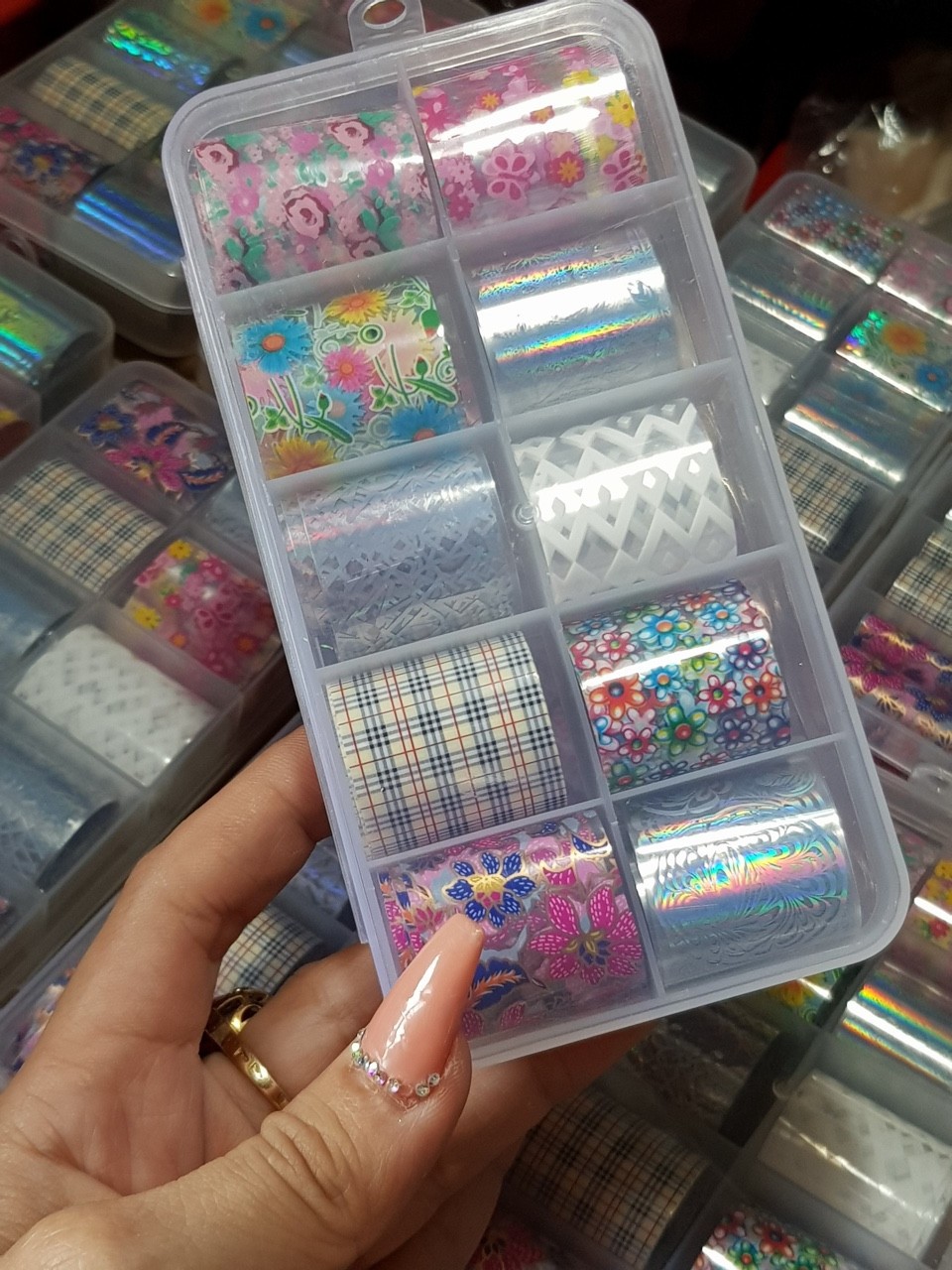 PHOI FOIL DÁN MÓNG -LOẠI NHỎ - PHOI LOAI NHO