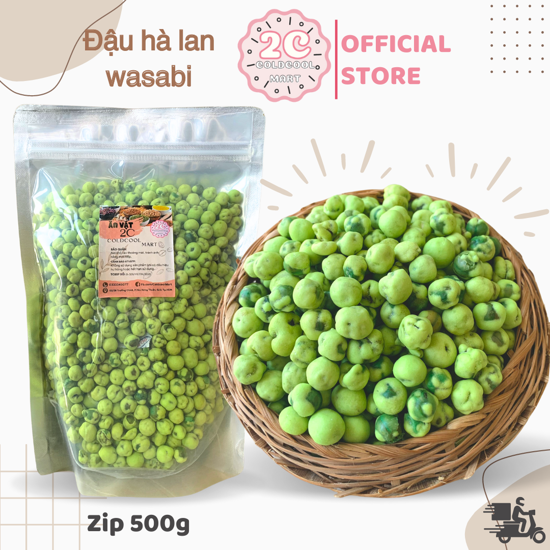 Đậu Hà Lan Wasabi 500g 2c Mart