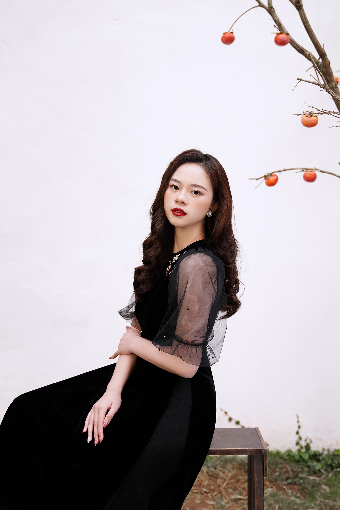 Áo dài cách tân Eva de Eva 20AADE038D