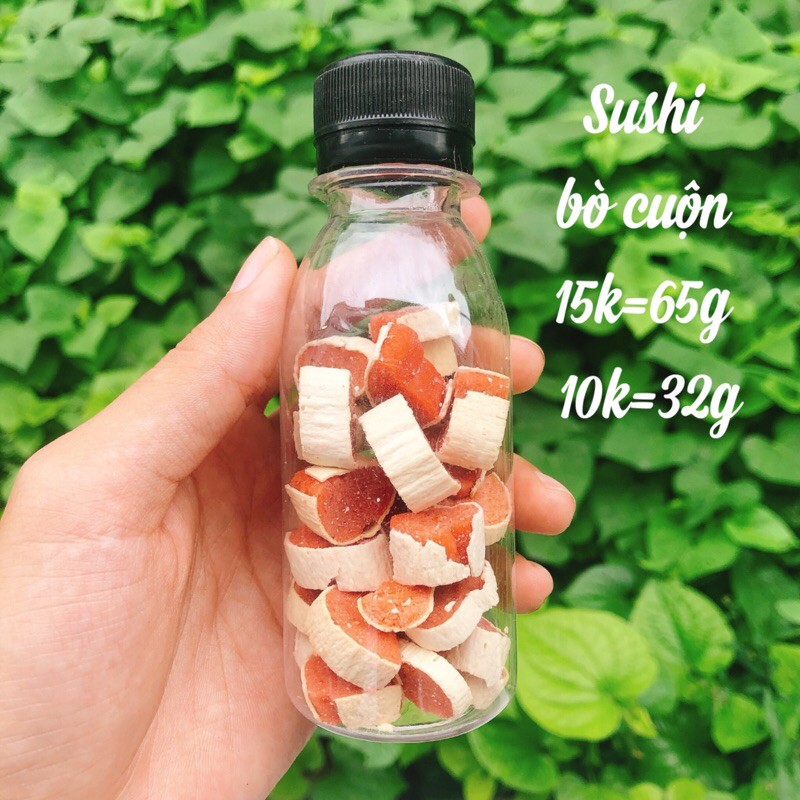 Sushi bò cuộn , sushi vỗ béo cho hamster