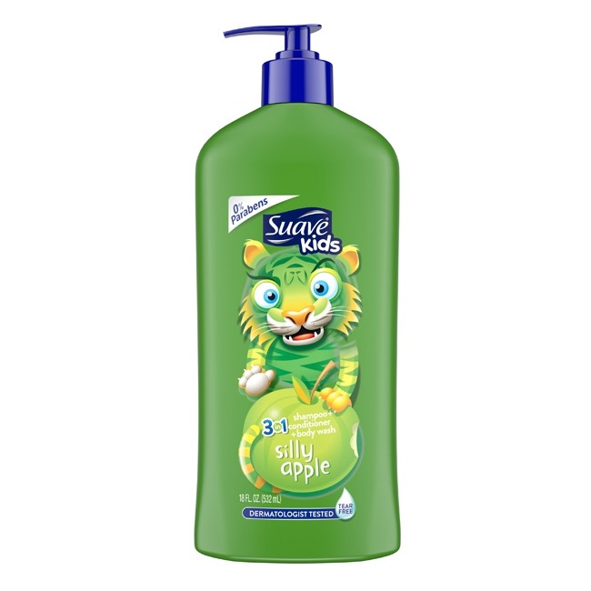 [HCM]Sữa Tắm Gội Không Cay Mắt Cho Bé SUAVE KID 532ml