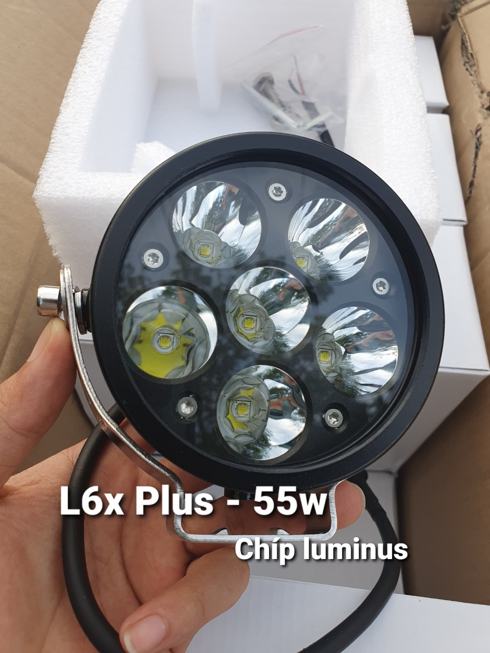 Đèn Trợ Sáng L6x Plus Công Xuất Lớn 55w - Chíp Luminus