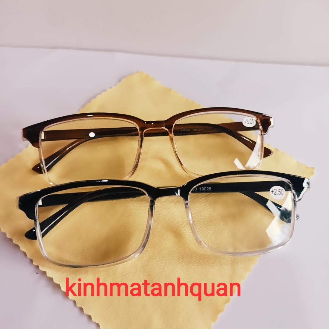 kính lão gọng nhựa chuẩn độ from đẹp từ 0.5-4.0