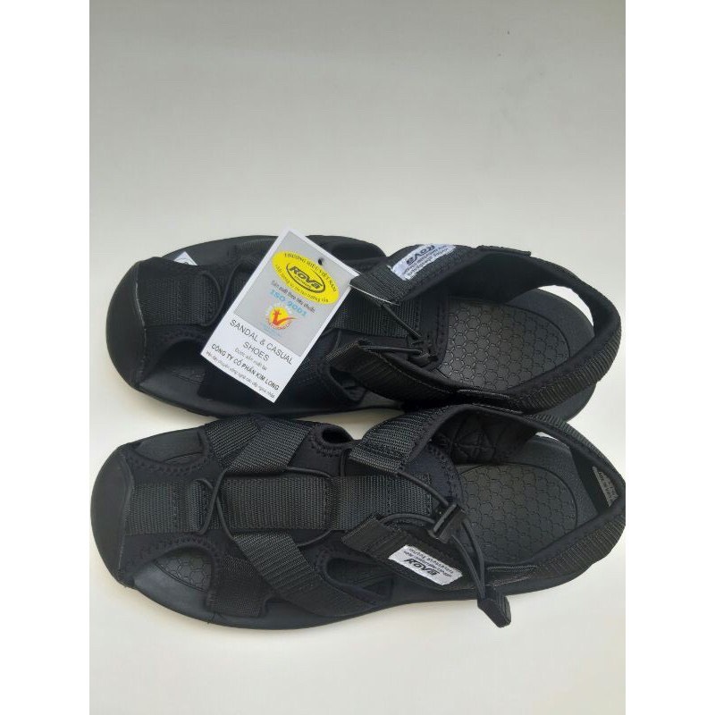 Giày Sandal Nam Bít Mũi Rova 626 Đen